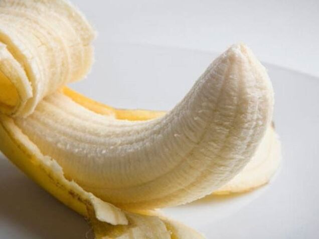 Banane symbolisiert einen vergrößerten Penis