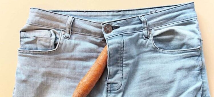 Karotten symbolisieren einen durch Limonade vergrößerten Penis.